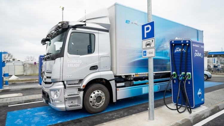 Ladestation für elektrische Lkw in Bensheim